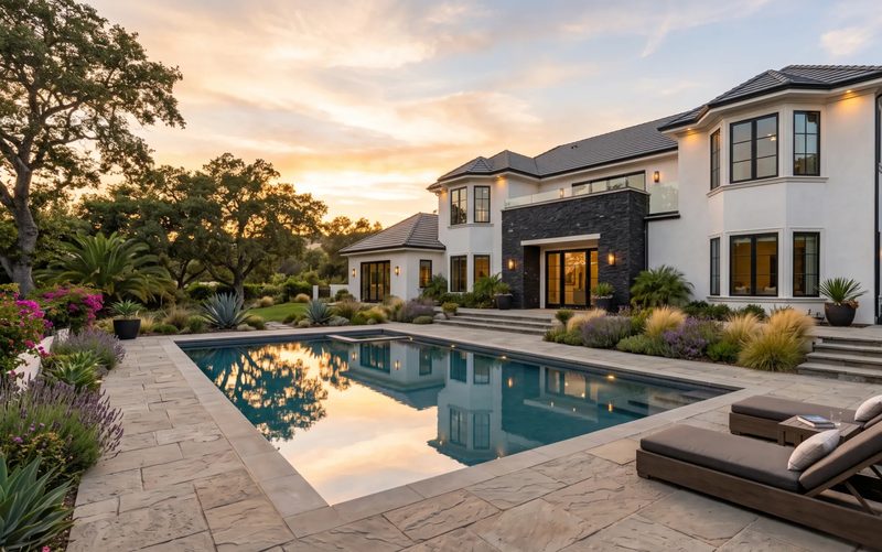 Modern Luxury Villa Architectural Render